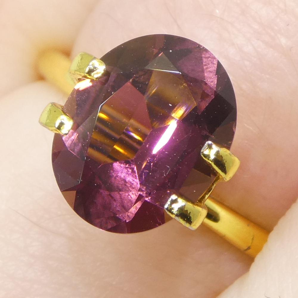 2.2ct Tormalina rosa ovale in vendita 9