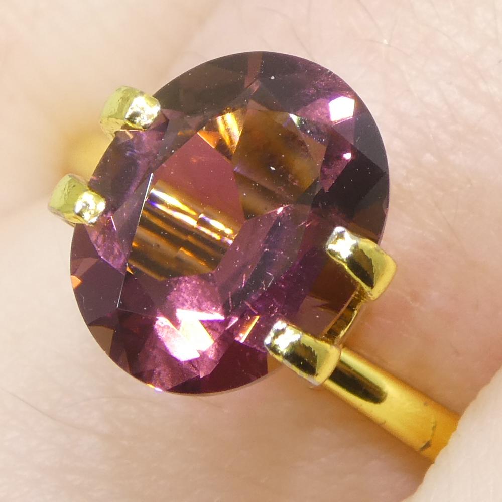 Taglio ovale 2.2ct Tormalina rosa ovale in vendita