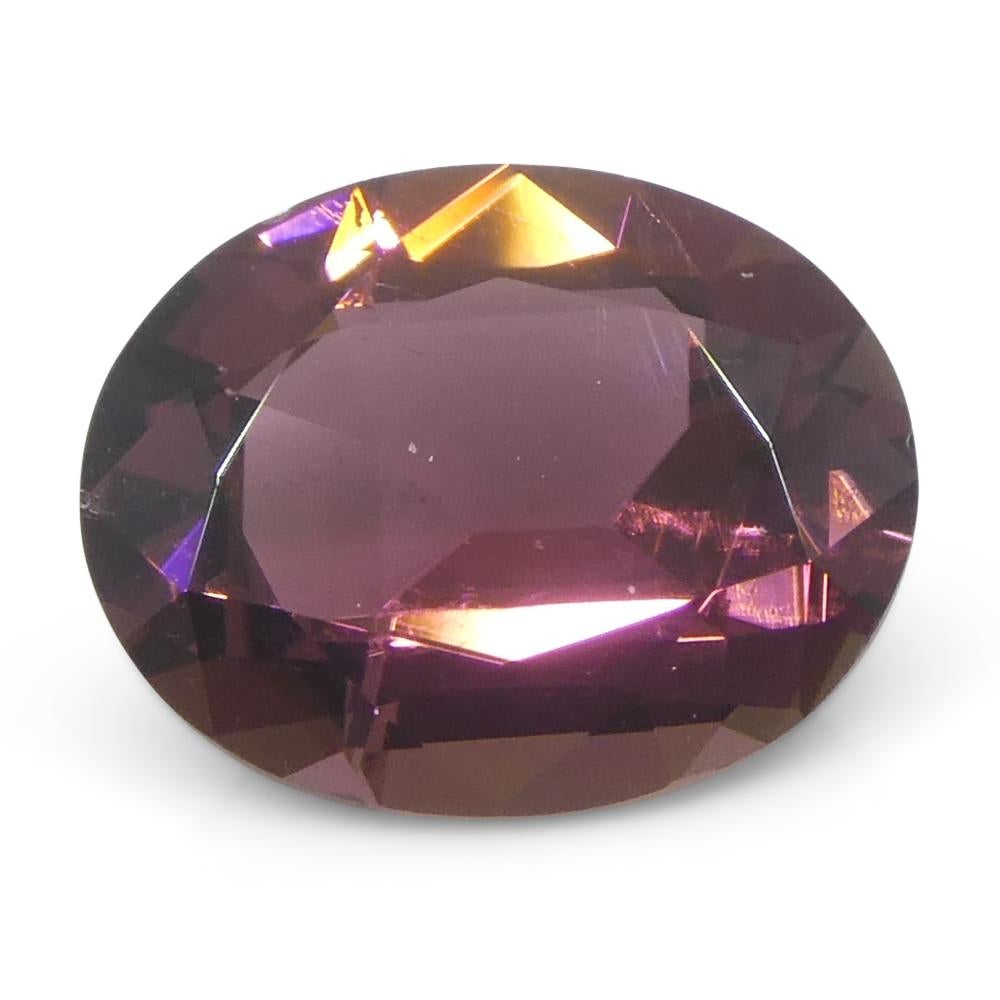 2.2ct Tormalina rosa ovale in vendita 3