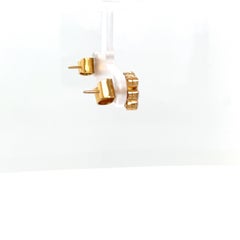 22ct Yellow Gold Diamond Stud Earrings Set With 0.70ct Natural Diamonds