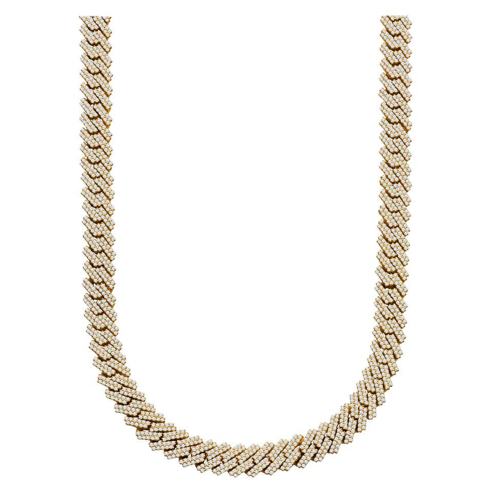 Thin gold cuban link chain Clearance