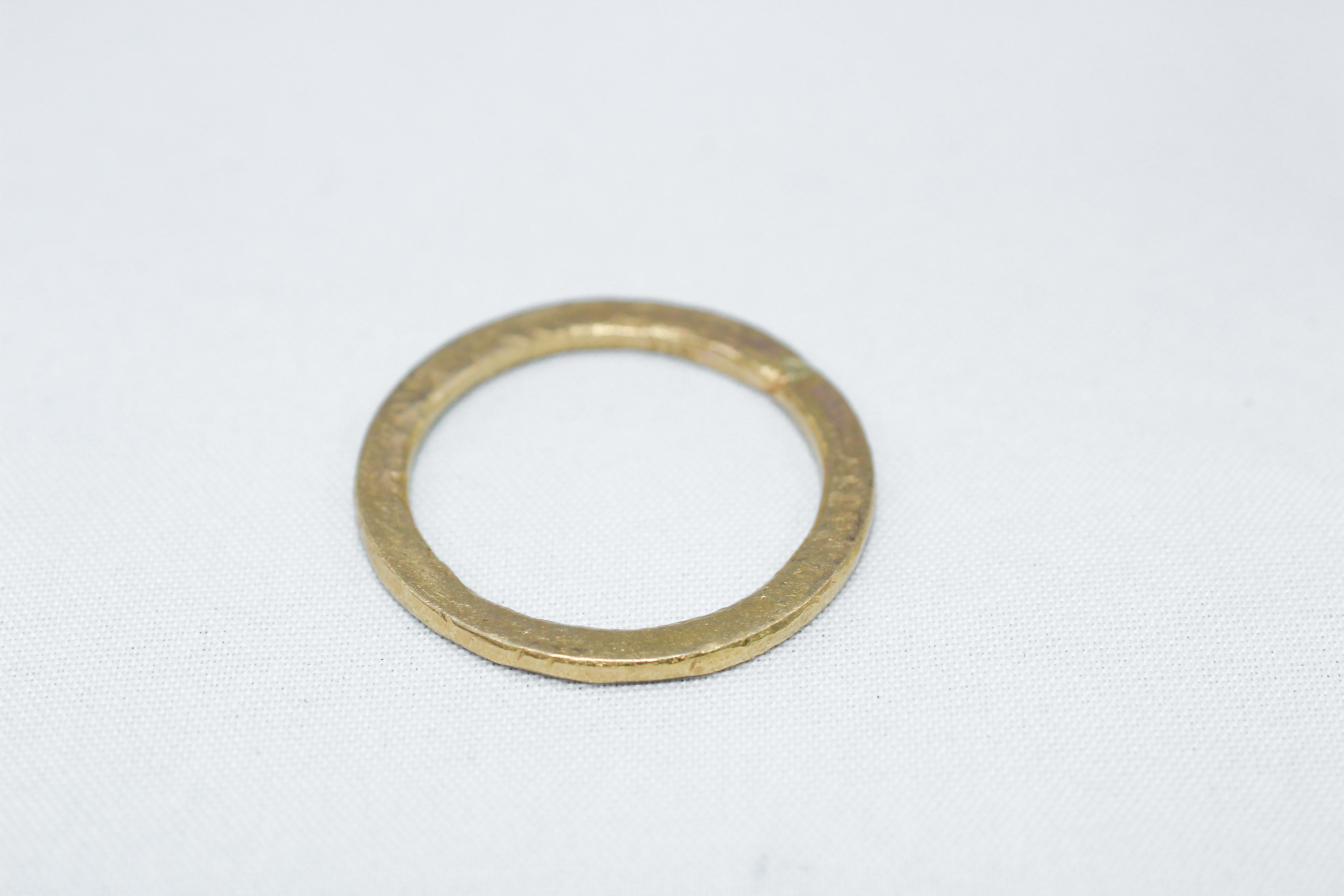 22k-21k Gold Ring Stackable Bridal Wedding Band Mehr Contemporary Fashion Ideen (Rundschliff) im Angebot