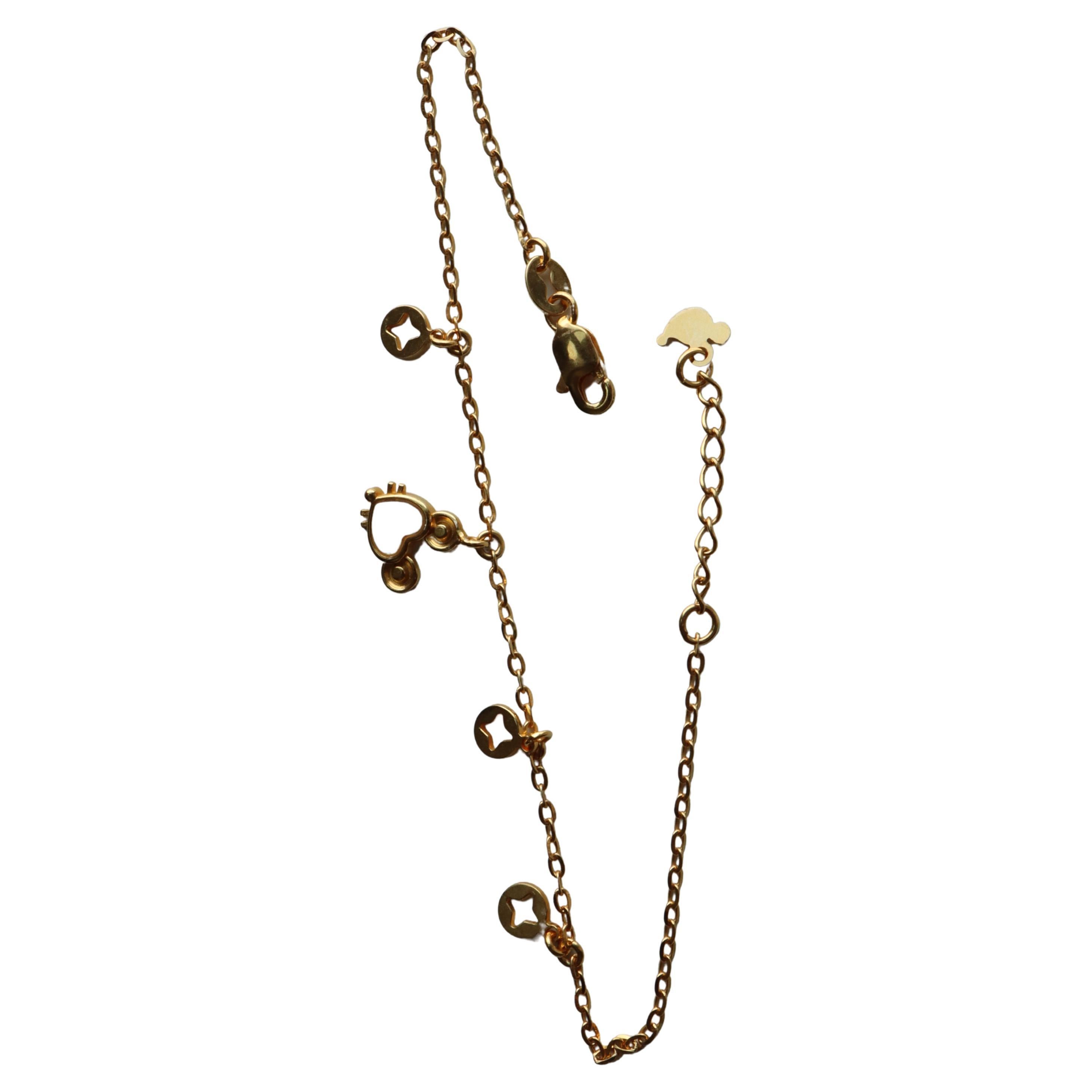 Bracciale in oro 22k 916 - Bracciale con braccialetto 4.6g