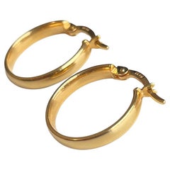 22k 916 Gold Hoop Earring (Size 17mm/1.7cm)-2.26g 22k 916 Gold Hoop Earring (Size 17mm/1.7cm)-2.26g