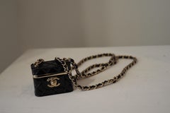 22k Chanel box necklace NWOT