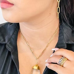 22k Gold & Blackened Silver Stacking Rings