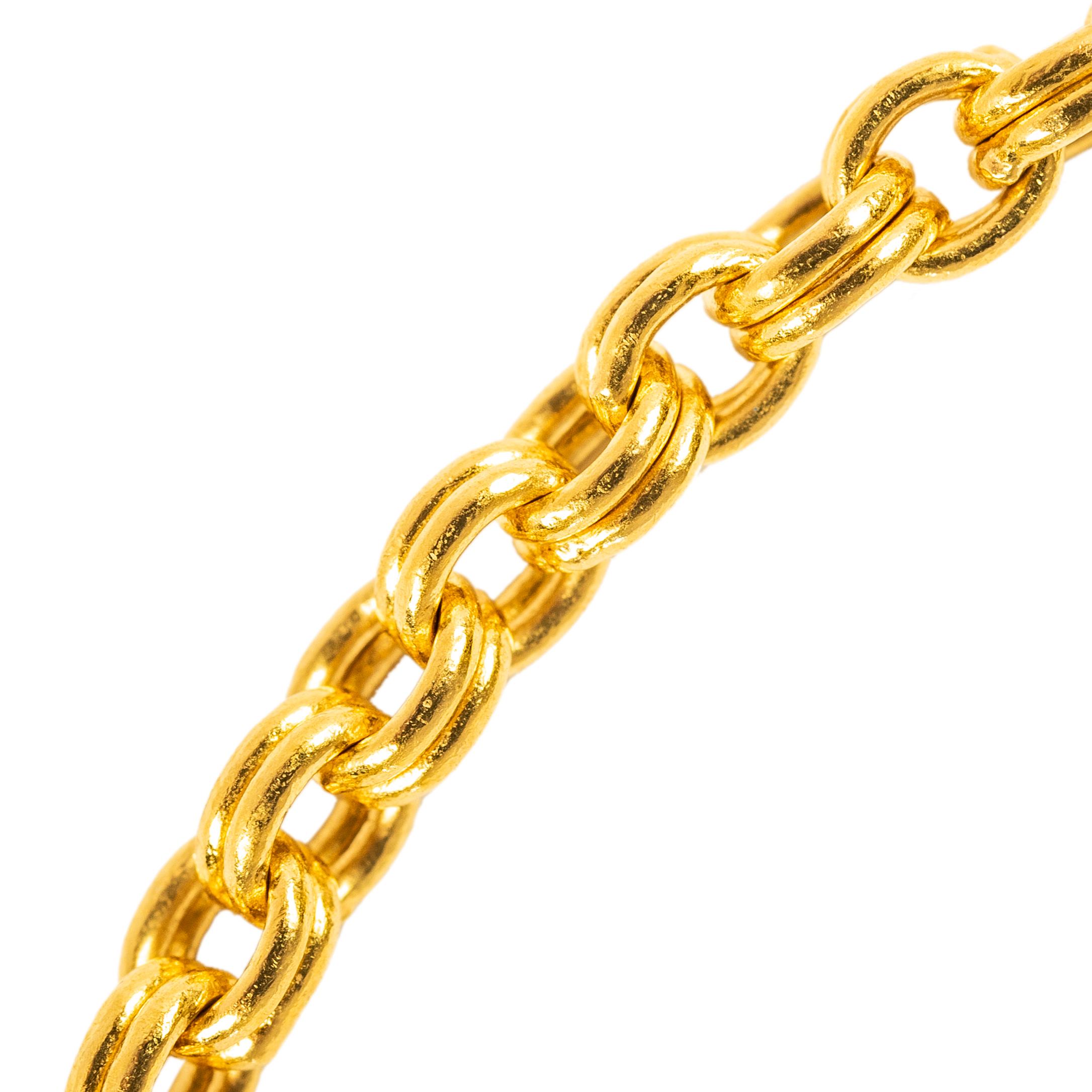 Massive 22k Gold Gliederkette:: 20. Jahrhundert (Neoetruskisch)