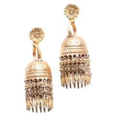 22K Gold Chandelier Earrings, India
