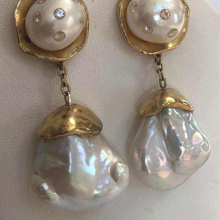 Detachable pearl earrings Clearance