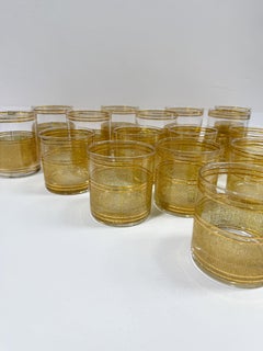22k Gold Drink Set for Eight by Culver Ltd.
