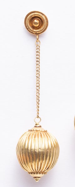 22K Gold Tropfenohrringe von Deborah Lockhart Phillips