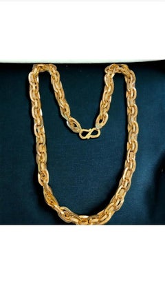 22K Gold Dubai Chain Necklace
