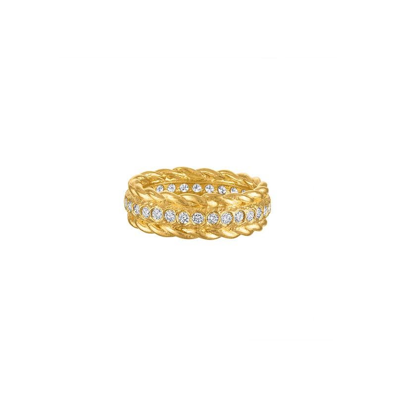 22k Gold Eternity Band, Large For Sale 4