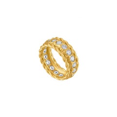22k Gold Eternity Band, Large