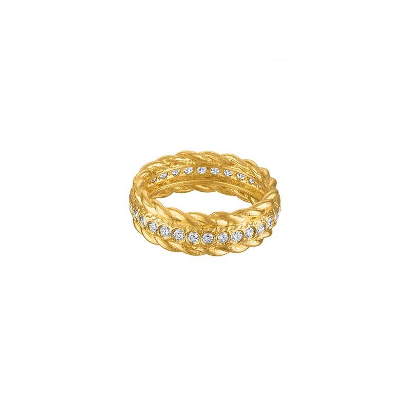 22k Gold Eternity Band, Large For Sale 3