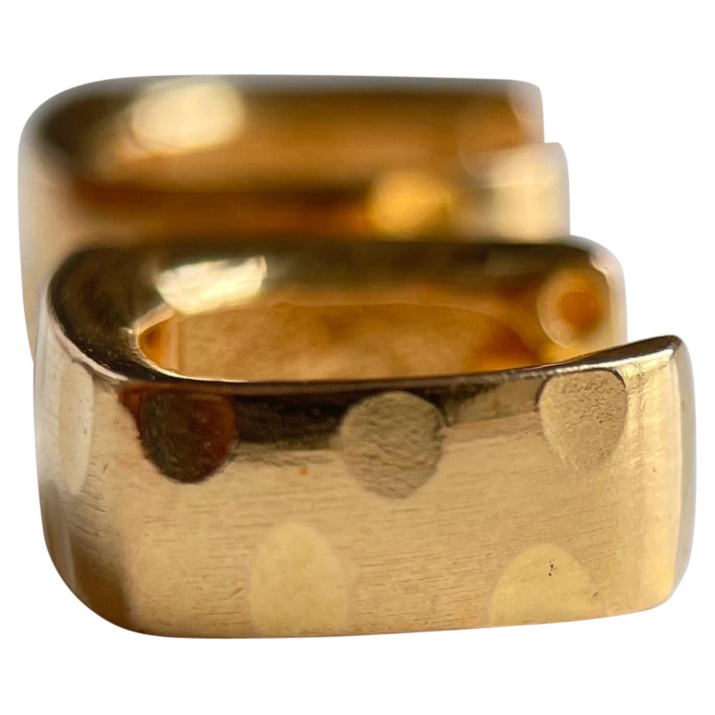 Créoles en or 22k - Or pur 916 (Taille 9mm) -4.26g