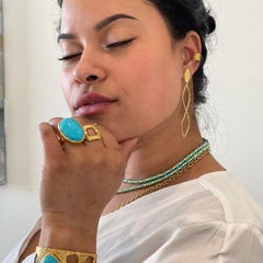 22k Gold Infinity Earrings