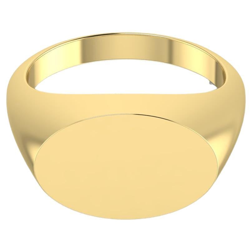 22K Gold Signet Ring by Romae Jewelry, Inspired by Ancient Designs