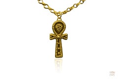 22K One of a kind Ankh