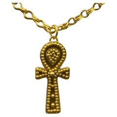 22K Einzigartiges Ankh