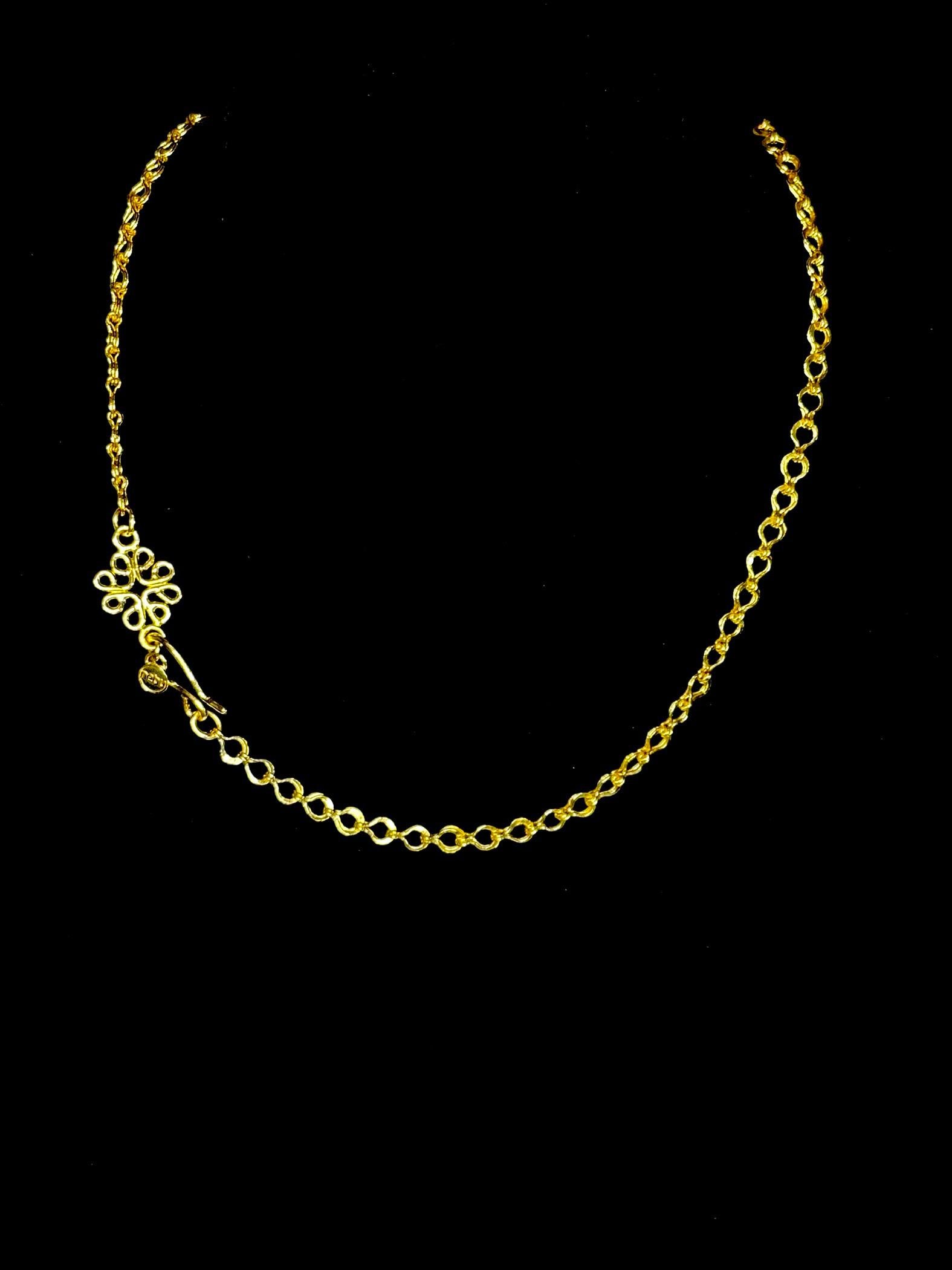 22k Gold Mai's römische Halskette (Klassisch-römisch) im Angebot