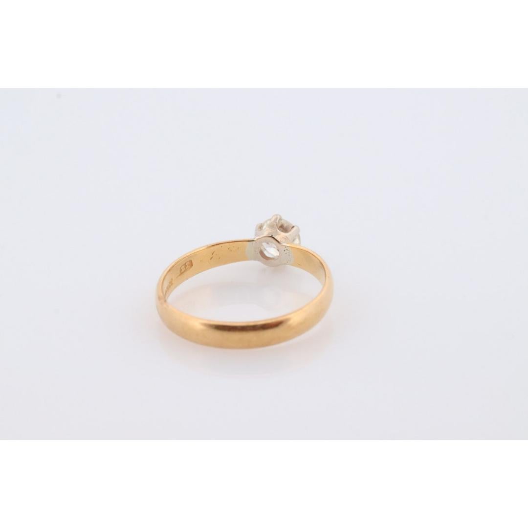 Round Cut 22k Tiffany and Co. Diamond solitaire. Diamond rated at 0.50ct. Extremely rare. For Sale