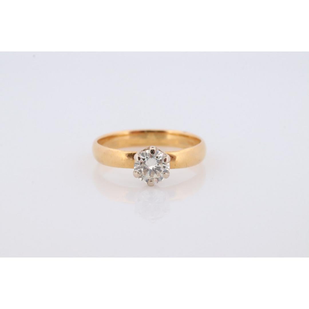 22k Tiffany and Co. Diamond solitaire. Diamond rated at 0.50ct. Extremely rare. For Sale 2