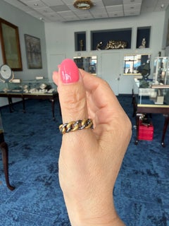 Bague "Carla" en or jaune 22k et argent oxydé avec diamants par Lika Behar