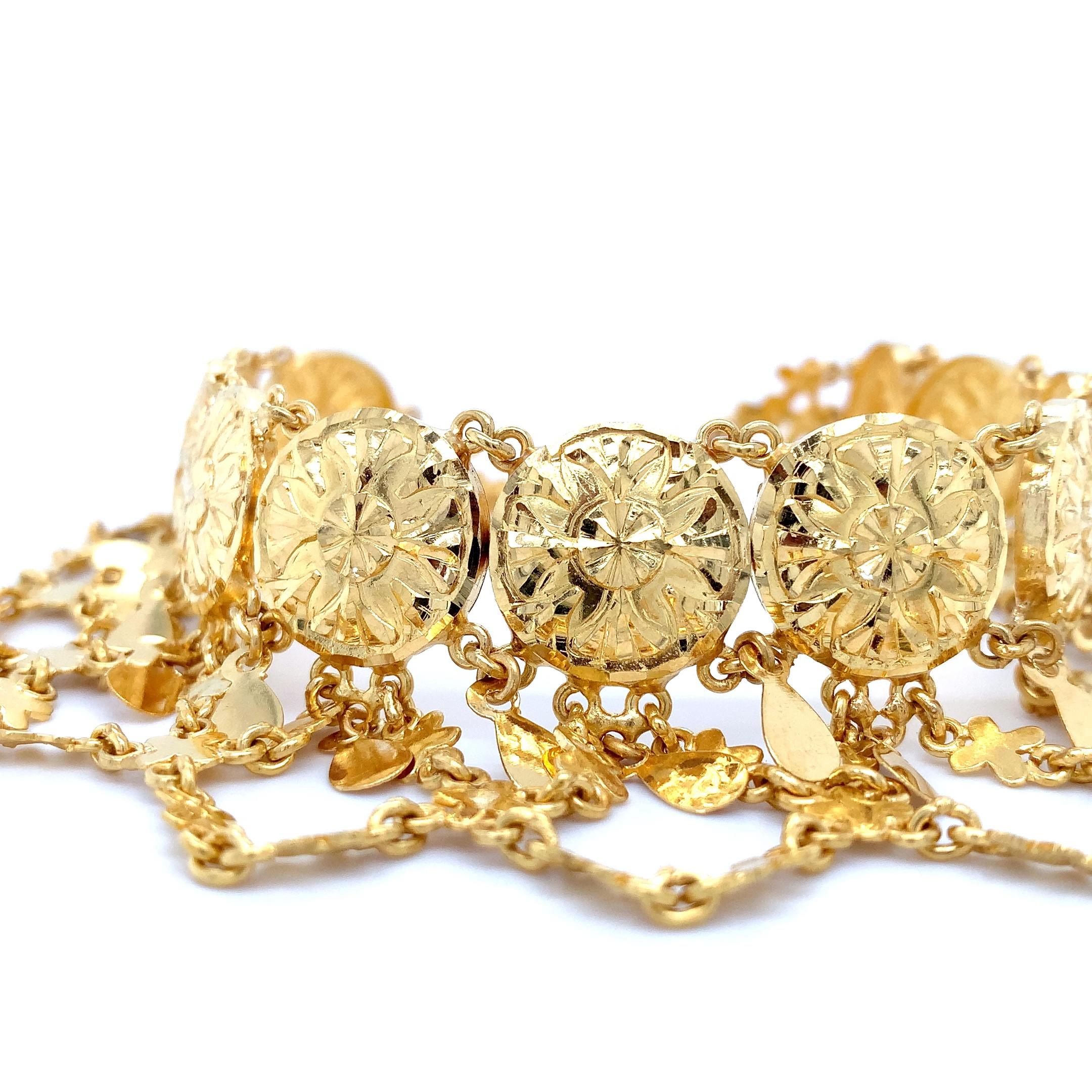 22 carat gold anklets indian
