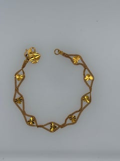 22K Yellow Gold, Love Bracelet, Heart, 6.81 grams