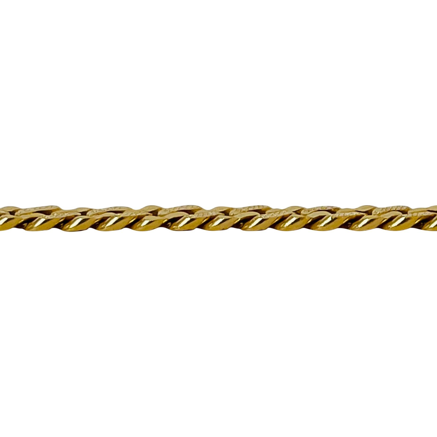 Women's or Men's 22 Karat Yellow Gold Solid Diamond Cut Fancy Curb Link Bracelet