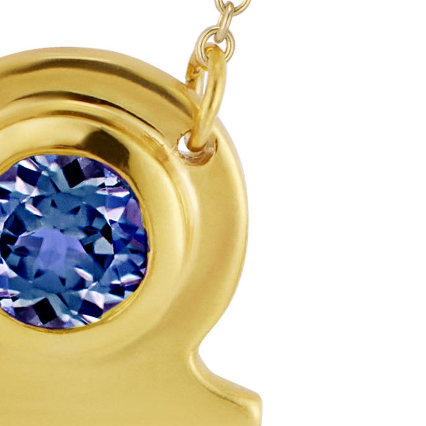 22KT Gold Vermeil Crescent Iolite Solitaire Necklace by Chee Lee Designs

This 16-inch necklace is 22 Karat Yellow Gold Vermeil with an Iolite Solitaire Stone.

We also offer this in 15.5 inches upon request.  Please message the storefront for this