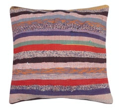 22"x22" SET OF 2 - Handwoven Kilim Cushion Covers. A pair of Accent Pillows