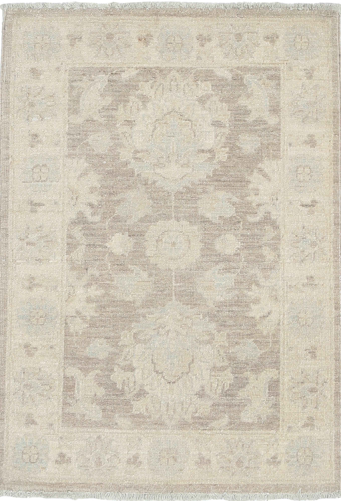 2.2x3 ft Hand Knotted Small Turkish Wool Rug. Handmade Traditional Accent Rug For Sale
