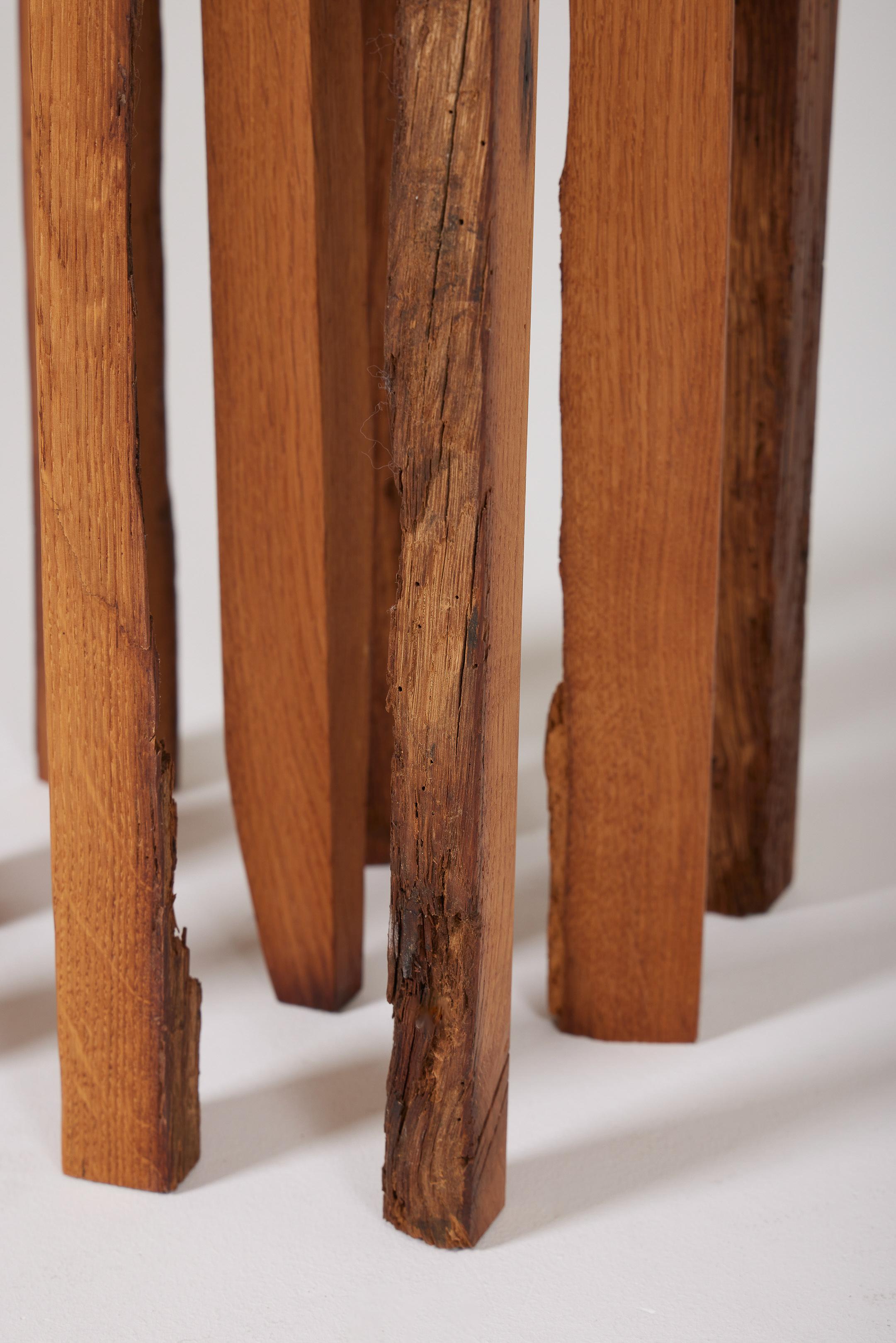 Beistelltisch „23-10“ aus Holz im Angebot 4