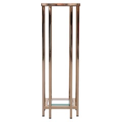 The Pedestal plaqué or 23 carats par Deknudt Belgique années 1970