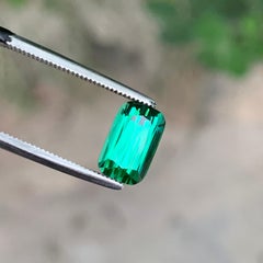 2,3 Carati di tormalina sfaccettata verde bluastra naturale per anelli e ciondoli
