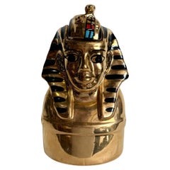 Contenitore per bottiglia del faraone in oro 23 Kt - Bottiglia Michter'Äôs King Tutankhamon 1978