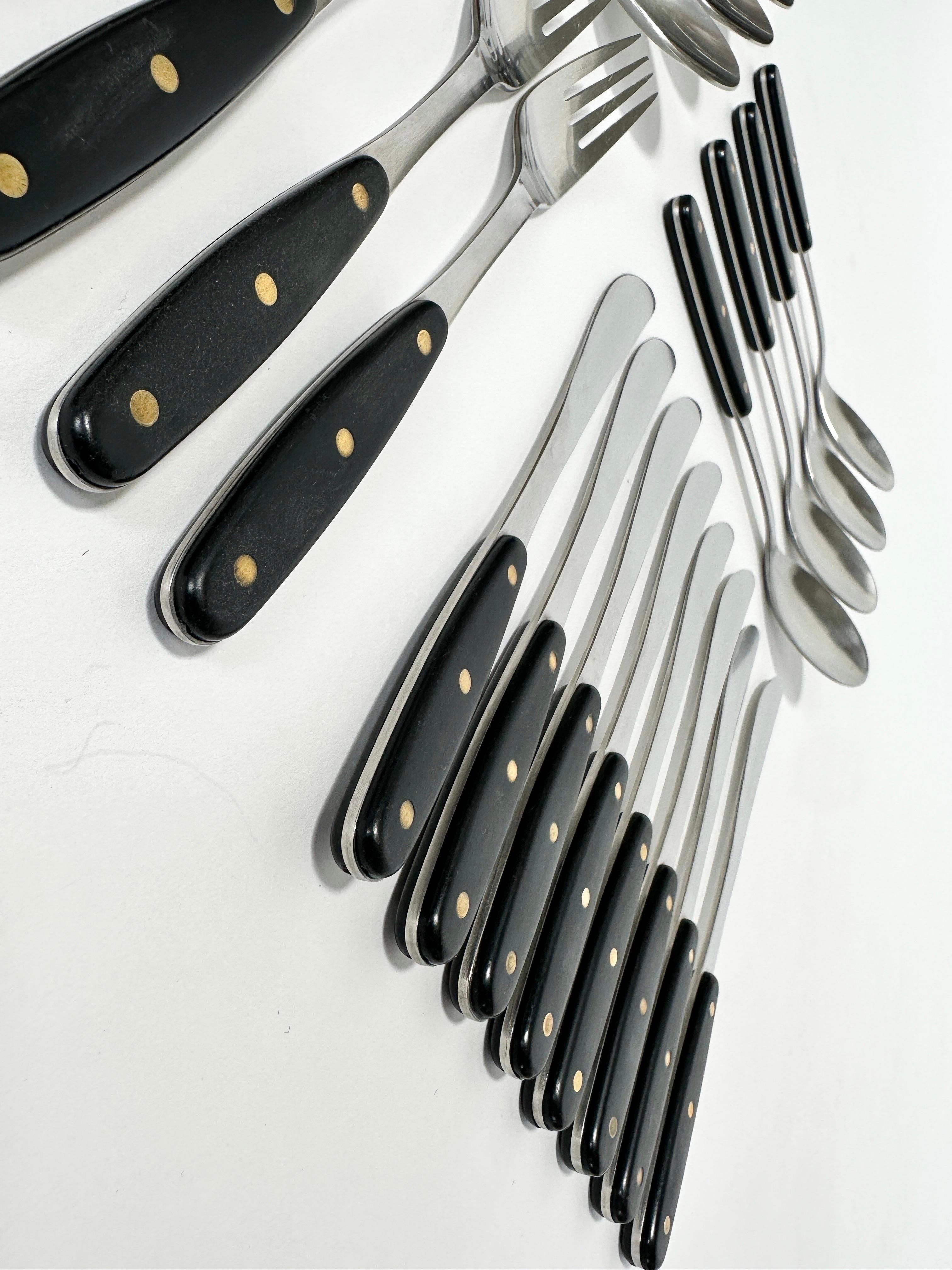 23 Pcs Adolf Babel Kievari Flatware Hackman Finland 1970s Stainless Steel 6