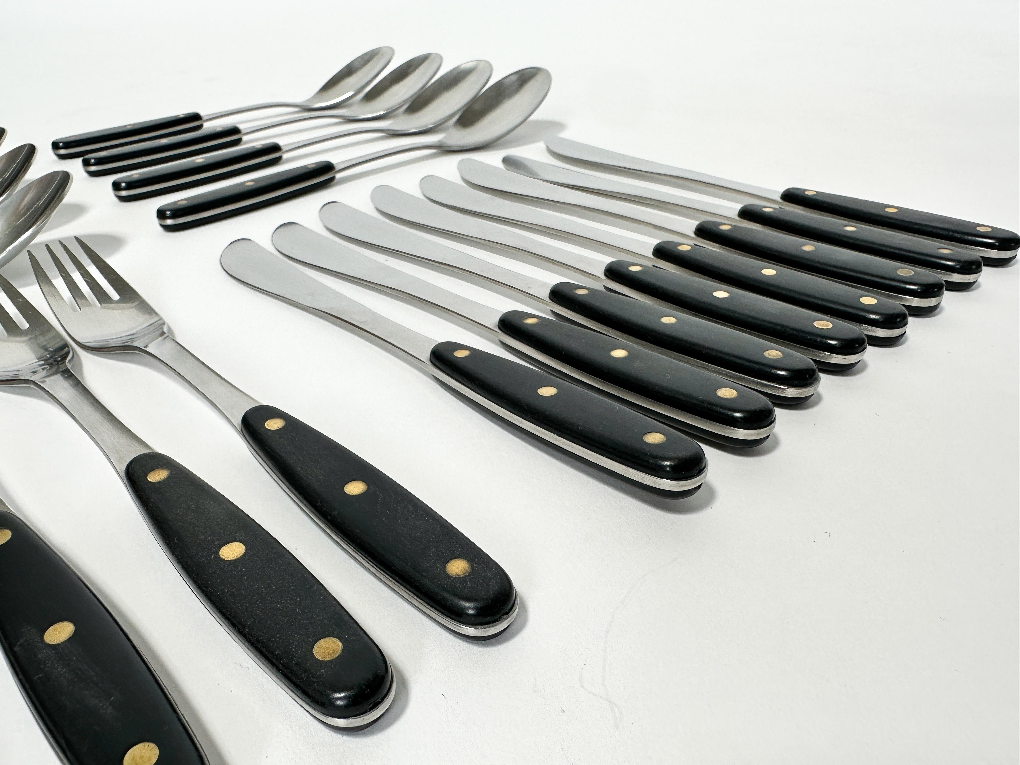 23 Pcs Adolf Babel Kievari Flatware Hackman Finland 1970s Stainless Steel 1