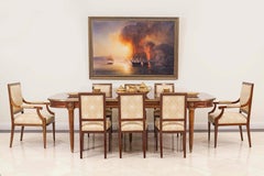 23-Piece English Victorian Porcelain Tea Set