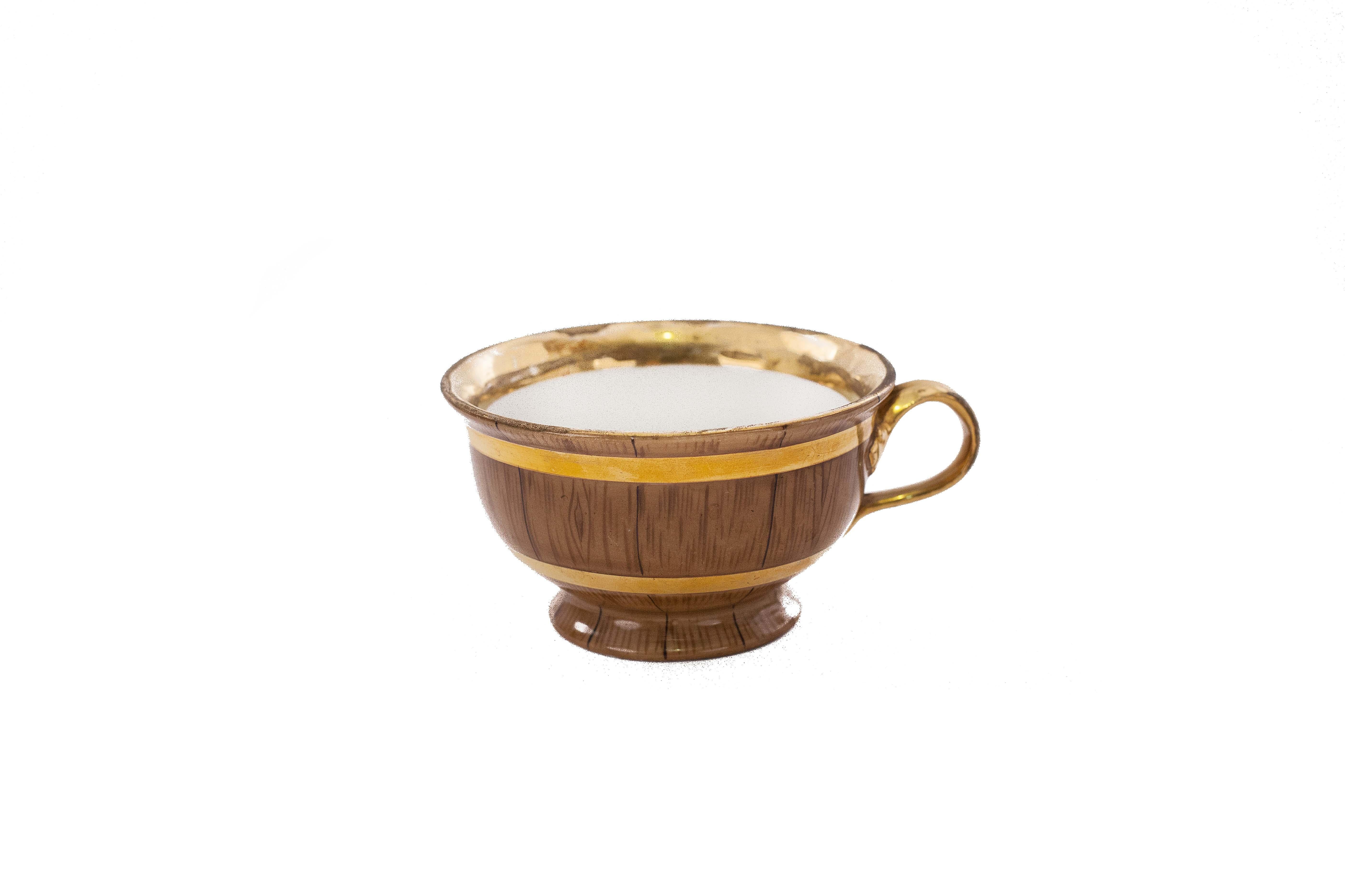 British 23-Piece English Victorian Porcelain Tea Set For Sale
