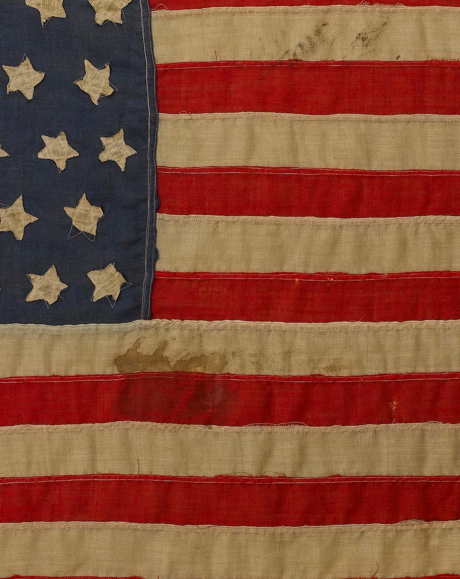 American 23-Star Centennial Celebration Flag, circa 1876