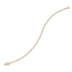 Eva Fehren 2.30 Carat Line Bracelet in 18 Karat Rose Gold