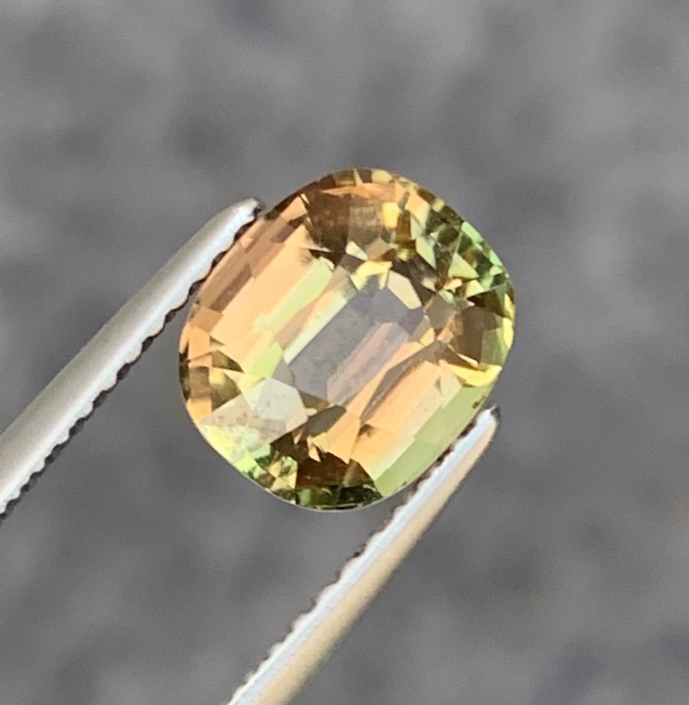 Faceted Bicolor Tourmaline
Weight: 2.30 Carats
Dimension: 7.9x6.9x6 Mm
Origin: Africa
Color: Bicolor Yellow Orange
Shape: Oval
Certificate: On Demand
Dm For Any Inquiry
.
Bicolor Tourmaline Crystal helps to treat paranoia, improve hand-eye