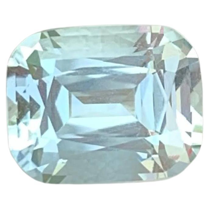 2.30 Carat Loose Light Blue Aquamarine Stone Cushion Cut Natural Pakistani Gem