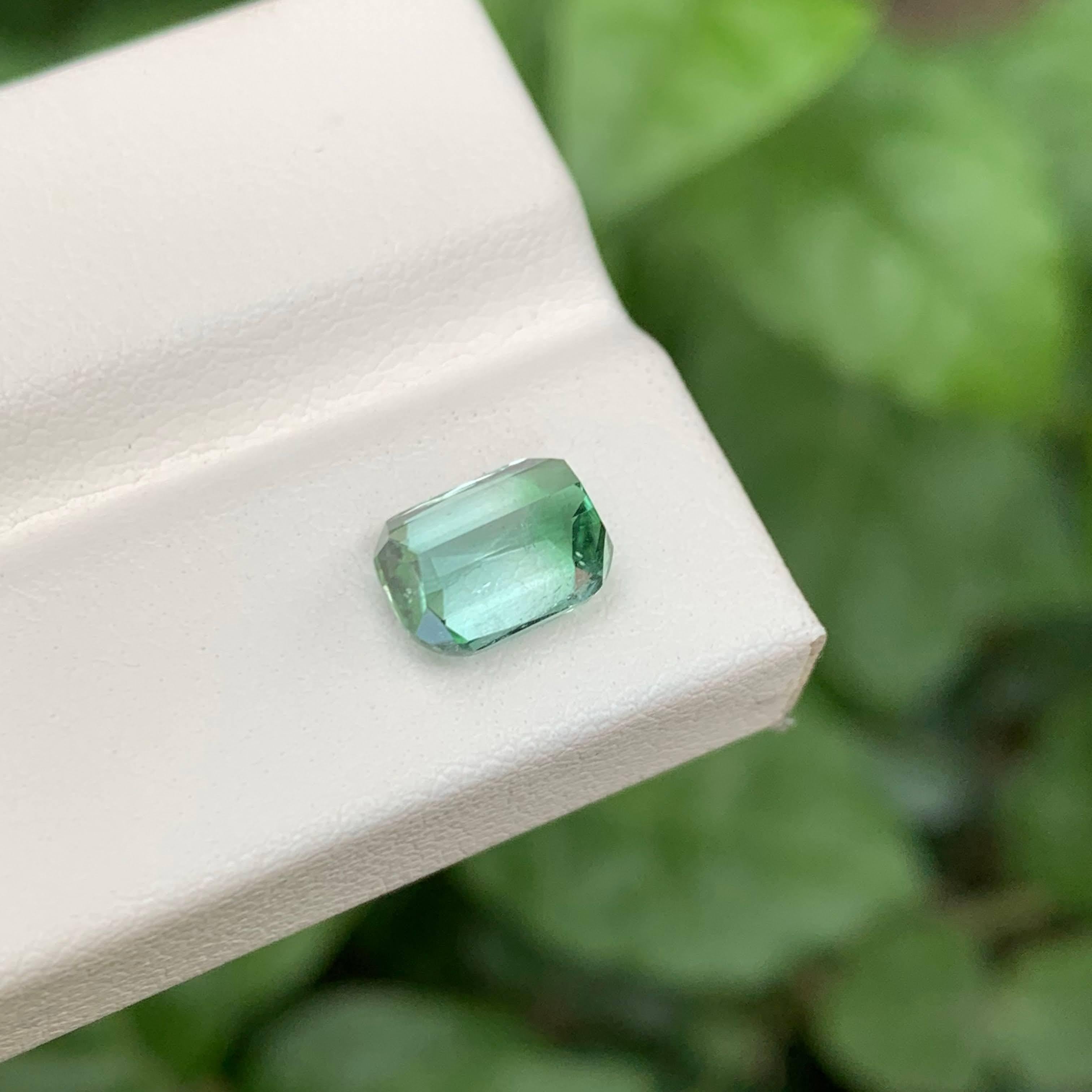 Taille coussin 2.30 Carat Natural Loose Bi color Tourmaline Stone Cushion Cut Afghani Gemstone en vente