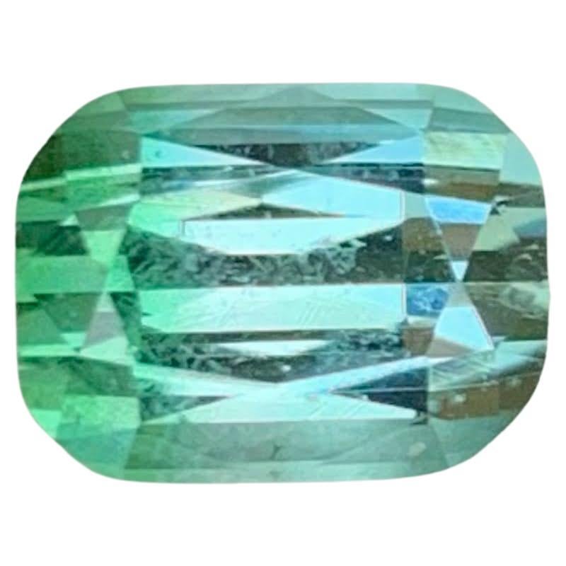 2.30 Carat Natural Loose Bi color Tourmaline Stone Cushion Cut Afghani Gemstone en vente