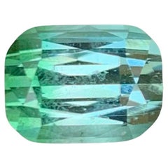2.30 Carat Natural Loose Bi color Tourmaline Stone Cushion Cut Afghani Gemstone