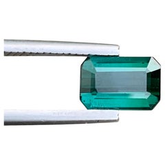 2.30 Carat Natural Loose Deep Lagoon Tourmaline Emerald Shape Gemstone